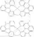 Fig. 219 - Tetradentate and octahedral metal complexes containing naphthyridinocarbazole and its analogues