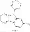 Fig. 468 - Tetradentate and octahedral metal complexes containing naphthyridinocarbazole and its analogues