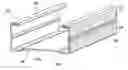 Fig. 01 - Metal stud for use in sound attenuating wall system utilizing high density wallboard
