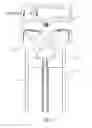 Fig. 10 - Upper guide track and assembly for a retractable screen