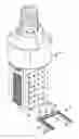Fig. 01 - Support structure for horizontally extending lamp