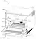 Fig. 01 - System for cleaning circulating oven air with reduced thermal disruption