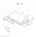 Fig. 16 - Display device with film groove having inclined and stepped side surface