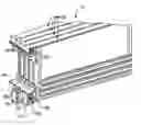 Fig. 01 - Battery pack array frames with integrated fastener housings