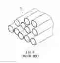 Fig. 07 - Method of manufacturing a waveguide assembly by adhesively bonding two waveguide units and a waveguide structure formed therefrom