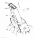 Fig. 01 - Electrical connector having inclined shell with side-by-side legs