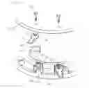 Fig. 13 - SHOCK-ABSORPTION TYPE MOWER SAFETY BLADE UNIT HAVING PROTECTOR MOUNTED THEREON