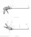Fig. 40 - Applicator instruments with reconfigurable handles for dispensing surgical fasteners