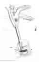 Fig. 02 - Surgical stapling instrument with curved end effector
