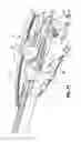 Fig. 15 - Surgical stapling instrument with curved end effector