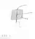 Fig. 06 - Alternative use for hydrogel intrasaccular occlusion device with telescoping central support element