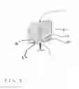 Fig. 08 - Alternative use for hydrogel intrasaccular occlusion device with telescoping central support element