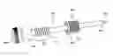 Fig. 01 - Depth adjustable surgical pin