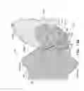 Fig. 24 - Prosthetic valve with leaflet connectors