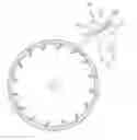 Fig. 01 - Saw blade having noise and stress-reduction structure