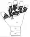 Fig. 01 - Method of laminating a performance-enhancing layer to a seamless three dimensional glove