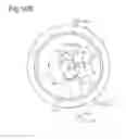 Fig. 12 - Deceleration device and seat drive device