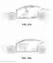 Fig. 20 - Shock-absorbing energy dissipation padding placed at eye level in an autonomous vehicle