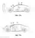 Fig. 22 - Shock-absorbing energy dissipation padding placed at eye level in an autonomous vehicle