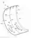 Fig. 01 - Composite fan cowl with a core having tailored thickness