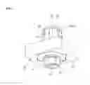 Fig. 03 - Drain nut attachment structure for synthetic resin cover