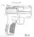Fig. 10 - Concealed carry clip for handguns