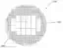 Fig. 01 - MIXED STRUCTURE METHOD OF LAYOUT OF DIFFERENT SIZE ELEMENTS TO OPTIMIZE THE AREA USAGE ON A WAFER
