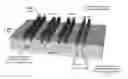 Fig. 01 - Transistor fin formation via cladding on sacrificial core