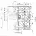 Fig. 40 - Semiconductor device with transistor in semiconductor substrate and insulated contact plug extending through the substrate