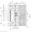 Fig. 45 - Semiconductor device with transistor in semiconductor substrate and insulated contact plug extending through the substrate