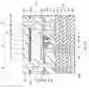 Fig. 46 - Semiconductor device with transistor in semiconductor substrate and insulated contact plug extending through the substrate