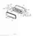 Fig. 08 - Electrical connector having metallic outer cover equipped with transversely linked mounting ears and sealing element secured upon front end region