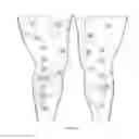 Fig. 14 - Garment with localized circulation boosting feature