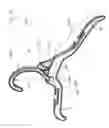 Fig. 08 - Plastic garment hanger with collapsible plastic hook