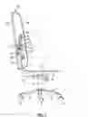 Fig. 02 - Piston actuated lumbar stimulation device for a chair
