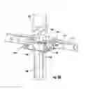 Fig. 14 - Adjustable bracket and hub for flexible hose support