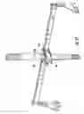Fig. 22 - Adjustable bracket and hub for flexible hose support