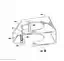 Fig. 33 - Adjustable bracket and hub for flexible hose support