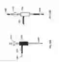 Fig. 43 - Fluidic devices and methods for modulating flow of fluid in chromatography system to provide tree way switching