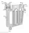 Fig. 01 - INTEGRATED CASTING CORE-SHELL STRUCTURE AND FILTER FOR MAKING CAST COMPONENT
