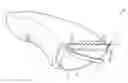 Fig. 01 - Hair trimmer with cutting guide