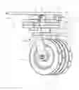 Fig. 01 - High strength caster with dual offset orbital mounting assembly