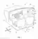 Fig. 02 - Door mounted airbag assembly with concave surface