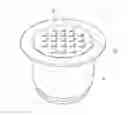 Fig. 01 - RE-USABLE CONTAINER FOR SUBSTANCES FOR THE PREPARATION OF LIQUID BEVERAGES, IN PARTICULAR COFFEE