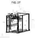 Fig. 28 - Compact palletizer including a skeleton, subassembly, and stretch wrap system