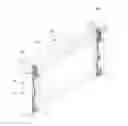 Fig. 01 - Home appliance having leveling door handle