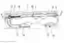 Fig. 01 - Exhaust manifold mounting structure for engine