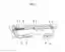 Fig. 02 - Exhaust manifold mounting structure for engine