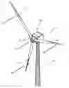 Fig. 01 - PNEUMATIC ACCESSORY TO LIMIT AERODYNAMIC FORCES IN HORIZONTAL AXIS WIND TURBINE BLADES