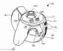 Fig. 01 - Hand-held controller with pressure-sensing switch for virtual-reality systems